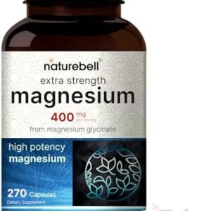 NatureBell Magnesium Glycinate 400mg (Elemental), 270...