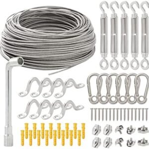 Built Industrial 164-Foot Outdoor Light Hanging Kit...