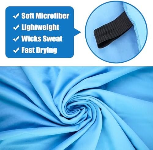 50% Off till 6/30: Yaozoon Beach Towel XL Size Microfiber Quick Dry Swimming Pool Camping Travel Body Towels (Blue, 1 Pack XL) - Image 5