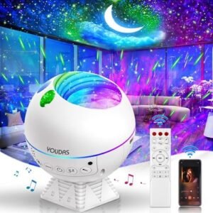 Star Projector Night Light with 43 Colors, Bluetooth...