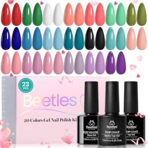 76% OFF: Beetles Gel Nail Polish Set 20 Colors White...