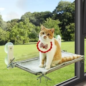 Pupagree Cat Window Hammock, Suction Cup Cat Perch...