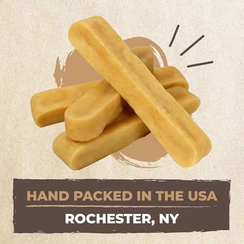 15% OFF: Mighty Paw Yak Cheese Dog Chews – All-Natural Long Lasting Hard Chew for Aggressive Chewers – High Protein, Odor-Free Dog Treat – 3 Ingredient Natural Yak Chews for Large Dogs – (4 Pack) - Image 9