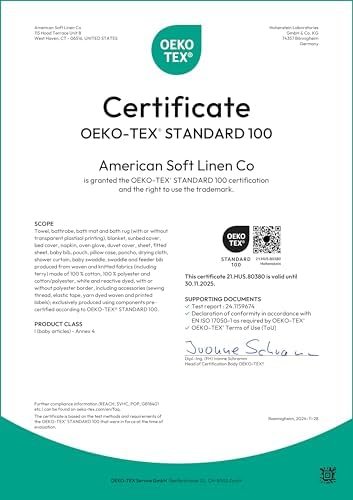 30% & Reviewed by 70K | American Soft Linen Luxury 6 Piece Towel Set, 2 Bath Towels 2 Hand Towel 2 Washcloths, 600 GSM 100% Cotton Turkish Towels - Image 9