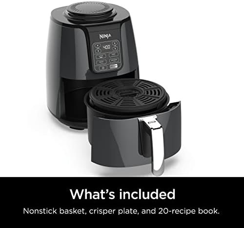 25% OFF | 85,761 Reviews |Ninja Air Fryer, Roast, Bake, Air Fry, Roast, Broil, Reheats, Dehydrates, 4-in-1, Fries, Frozen Food, Veggies, and Juicy Meat, Less Oil, Easy Meals, Healthy Meals, Compact, 4 QT, Grey, AF101 - Image 8