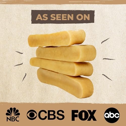 15% OFF: Mighty Paw Yak Cheese Dog Chews – All-Natural Long Lasting Hard Chew for Aggressive Chewers – High Protein, Odor-Free Dog Treat – 3 Ingredient Natural Yak Chews for Large Dogs – (4 Pack) - Image 8