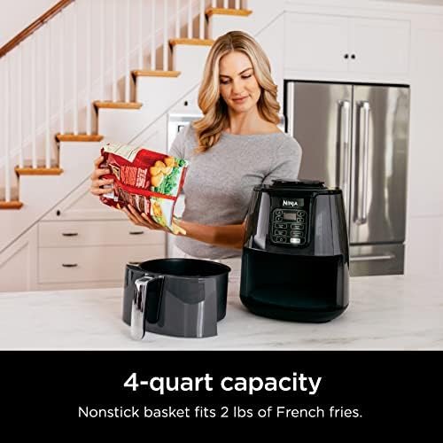 25% OFF | 85,761 Reviews |Ninja Air Fryer, Roast, Bake, Air Fry, Roast, Broil, Reheats, Dehydrates, 4-in-1, Fries, Frozen Food, Veggies, and Juicy Meat, Less Oil, Easy Meals, Healthy Meals, Compact, 4 QT, Grey, AF101 - Image 2
