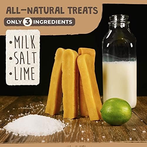 15% OFF: Mighty Paw Yak Cheese Dog Chews – All-Natural Long Lasting Hard Chew for Aggressive Chewers – High Protein, Odor-Free Dog Treat – 3 Ingredient Natural Yak Chews for Large Dogs – (4 Pack) - Image 5