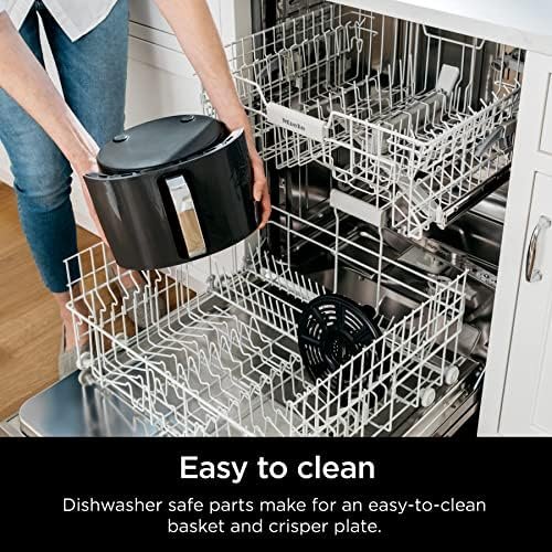 25% OFF | 85,761 Reviews |Ninja Air Fryer, Roast, Bake, Air Fry, Roast, Broil, Reheats, Dehydrates, 4-in-1, Fries, Frozen Food, Veggies, and Juicy Meat, Less Oil, Easy Meals, Healthy Meals, Compact, 4 QT, Grey, AF101 - Image 7