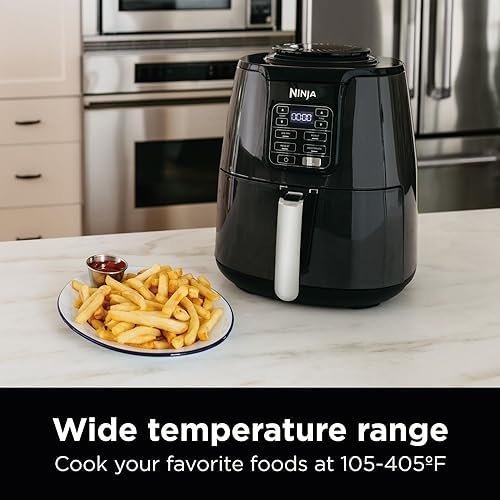 25% OFF | 85,761 Reviews |Ninja Air Fryer, Roast, Bake, Air Fry, Roast, Broil, Reheats, Dehydrates, 4-in-1, Fries, Frozen Food, Veggies, and Juicy Meat, Less Oil, Easy Meals, Healthy Meals, Compact, 4 QT, Grey, AF101 - Image 5
