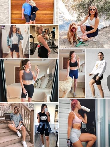 10% OFF | baleaf Biker Shorts Women Yoga Gym Workout Spandex Running Volleyball Tummy Control Compression with Pockets 5" - Image 2