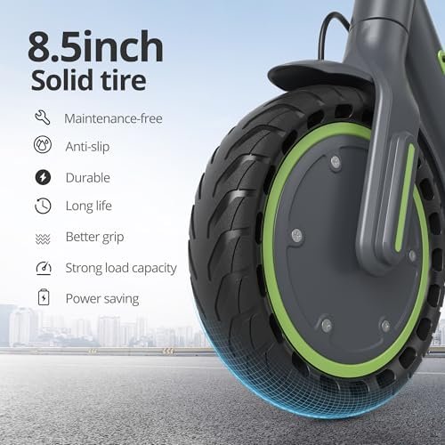Roinside Electric Scooter for Adults - 8.5" Solid Tires, 350W Motor - Image 3
