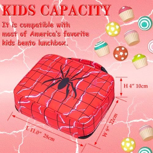 15% OFF | Boys Lunch Box for Kids Toddler Insulated Lunch Bag for 3 4 5 6 7 8 9 10 11 12 Kids For Back to School Reusable Freezable Small Cooler Bag Snack Bag for Elementary Kindergarten Primary School - Image 3