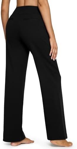 29% Off | G4Free Petite Wide Leg Pants for Women Yoga Dress Pants with Pockets - Image 2