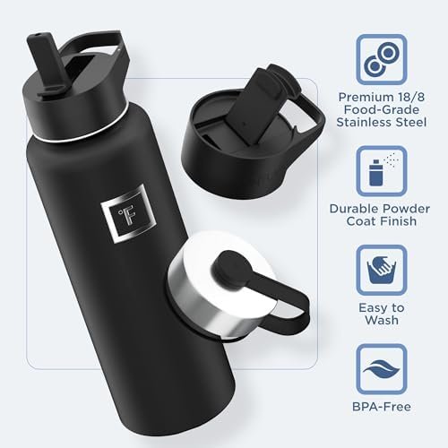 10% Off | IRON °FLASK Camping ; Hiking Hydration Flask with 3 Lids - Image 6