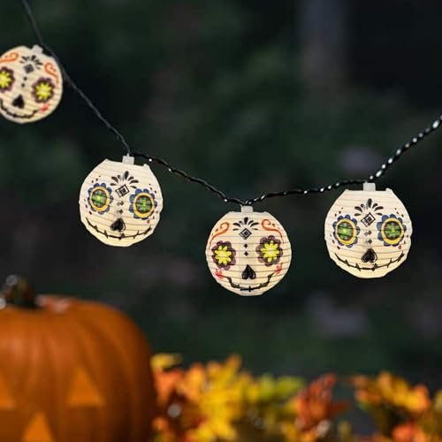 50% Off | Abeja Halloween White Lantern String Lights - Image 6