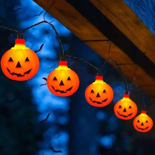 50% Off | SUNSGNE Halloween Pumpkin String Lights - Image 6
