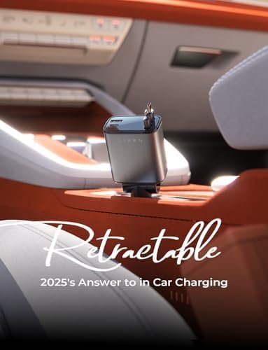 39% Off | LISEN Retractable Car Charger, 69W USB C Car Accessories Adapter - Image 2