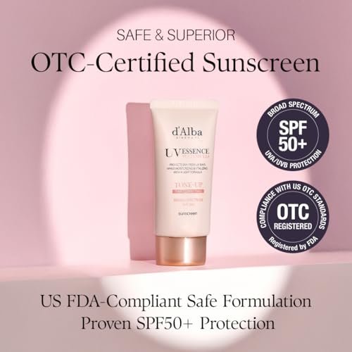 38% Off | d'alba Piedmont Waterfull Tone-Up Sunscreen Serum BROAD SPECTRUM SPF 50 + Korean Sunscreen for Face - Image 3