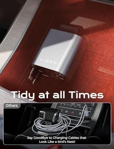 39% Off | LISEN Retractable Car Charger, 69W USB C Car Accessories Adapter - Image 8