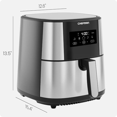 29% Off | Chefman TurboFry® Touch Air Fryer, XL 8-Qt Family Size - Image 2