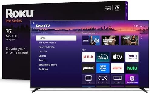 30% Off | Roku Smart TV 2025 – 75-Inch Pro Series