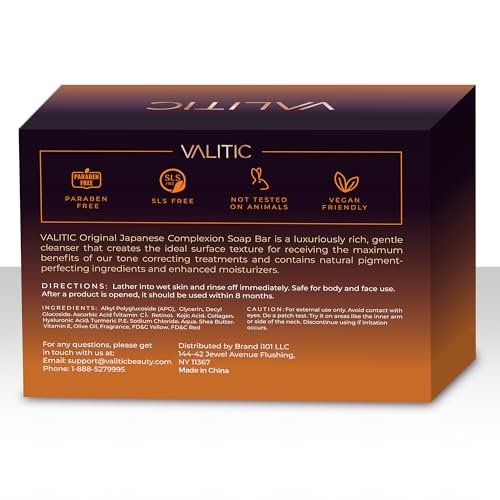 25% Off | VALITIC Kojic Acid Dark Spot Remover Soap Bars with Vitamin C, Retinol, Collagen, Turmeric - Image 3