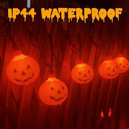 50% Off | SUNSGNE Halloween Pumpkin String Lights - Image 3