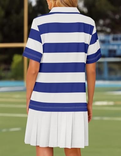 20% Off | ZESICA 2025 Women's Casual Short Sleeve Tunic Shirt Dress - Image 4