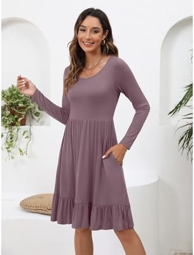 50% Off | LILBETTER Women's Long Sleeve Fall Dress - Image 2