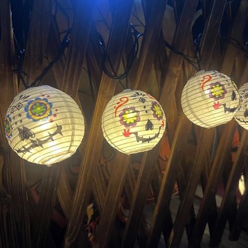 50% Off | Abeja Halloween White Lantern String Lights - Image 7