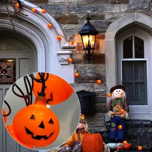 50% Off | SUNSGNE Halloween Pumpkin String Lights - Image 5