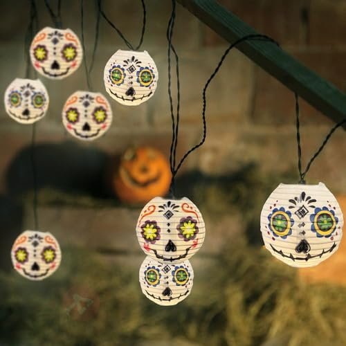 50% Off | Abeja Halloween White Lantern String Lights - Image 4