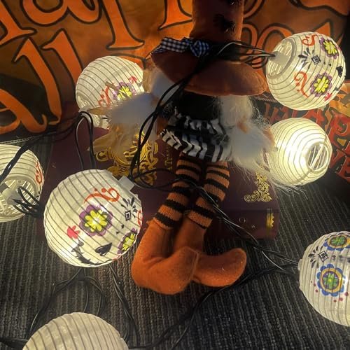 50% Off | Abeja Halloween White Lantern String Lights - Image 5