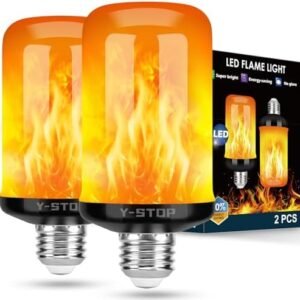 47% Off | Y- STOP Upgraded LED Flame Light Bulbs