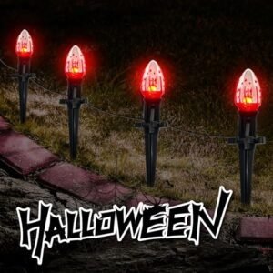 50% Off | 25 Pack Halloween Pathway Lights Outdoor