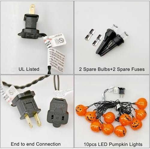 50% Off | SUNSGNE Halloween Pumpkin String Lights - Image 7