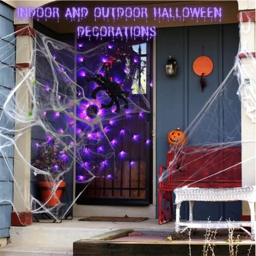 50% Off | Halloween Decorations Spider Web Lights - Image 3