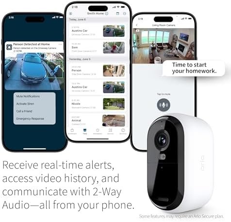 59% Off | Arlo Essential Security Camera 2K | Outdoor - Indoor | - Image 4