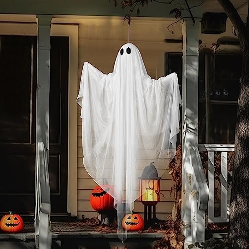 70% Off | JOYIN Halloween Hanging Light up Ghost with Spooky Warm White LED Light - Image 5