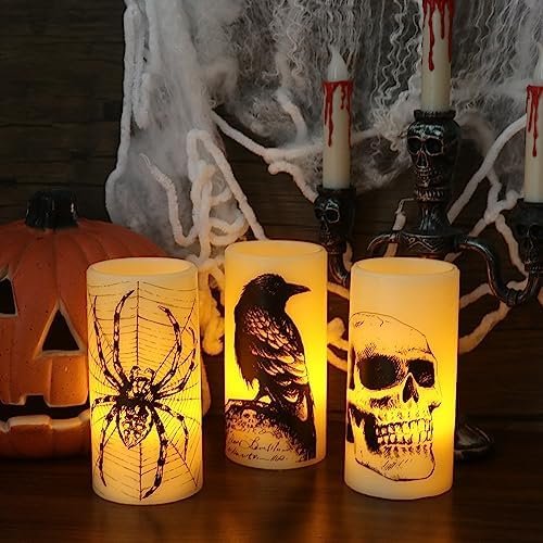 28% Off | Eldnacele Halloween LED Flameless Flickering Candles - Image 3