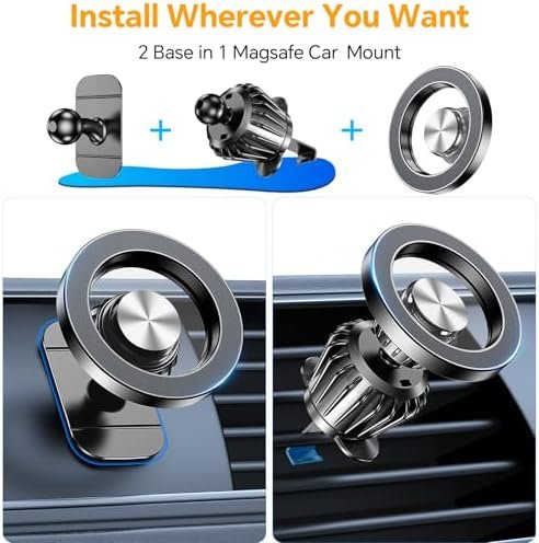 33% Off | Kaistyle for Magsafe Car Mount【20 Strong Magnets】Magnetic Phone Holder for Car Phone Holder - Image 2