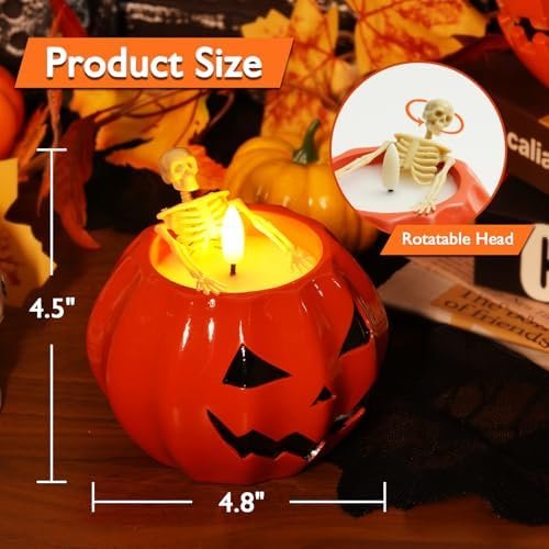 31% Off | Halloween Decor-Flameless Pumpkin Candles - Image 5