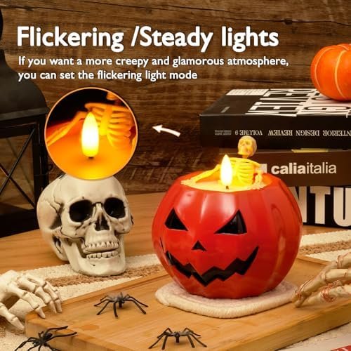 31% Off | Halloween Decor-Flameless Pumpkin Candles - Image 2
