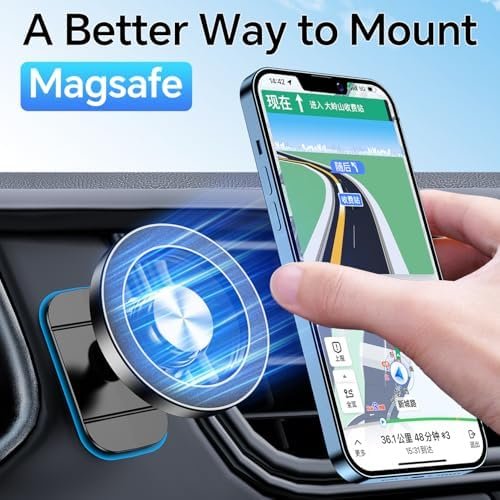 33% Off | Kaistyle for Magsafe Car Mount【20 Strong Magnets】Magnetic Phone Holder for Car Phone Holder - Image 3