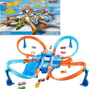 25% Off | Hot Wheels Track Set with 1:64 Scale Toy...