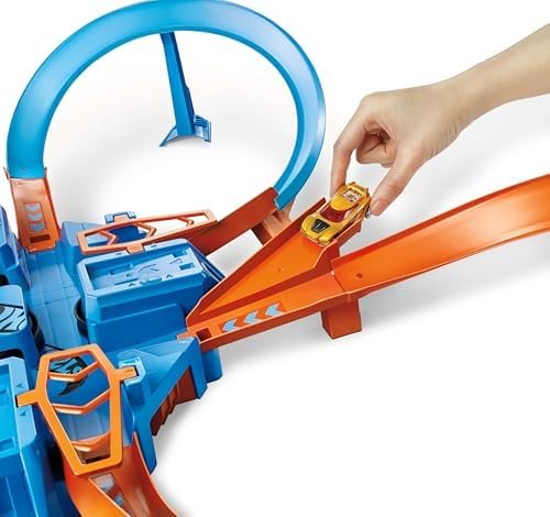 25% Off | Hot Wheels Track Set with 1:64 Scale Toy Car - Image 4