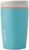 Owala SmoothSip Slider Insulated Stainless Steel Coffee Tumbler, Reusable Iced Coffee Cup, Hot Coffee Travel Mug, BPA Free 12 oz, Grey/Blue (Beachy Breeze)