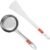 Sumeet Stainless Steel Perfect Dosa making Spoon/Ladle set of 2 Pcs (1 Turner, 1 Short Pour Ladle with Flat Base