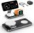 Save 50% on select products UEQ Foldable 3 in 1 Wireless Charging Station for Apple Compatible with Magsafe Charger Stand,Magnetic Wireless Charger Station for iPhone 16 15 14 13 12 Series,Airpods Pro,Apple Watch(Black)